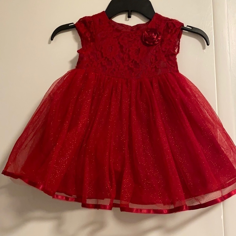 BURGUNDY dress toddler Size 24 months.